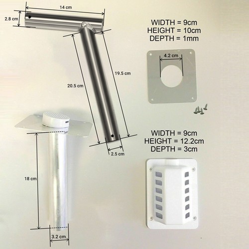 Flue vent kit for caravan - vent,